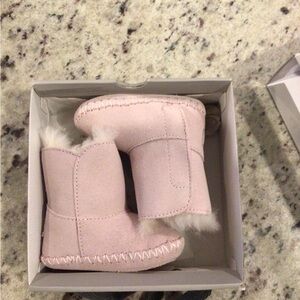 UGG Light Pink Baby Bootie Gift Box